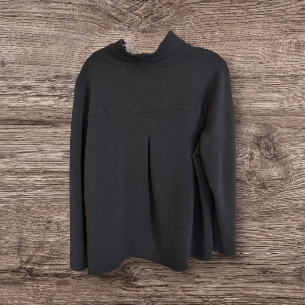 SPANX Charcoal Gray Turtleneck Pullover - Picture 6 of 7